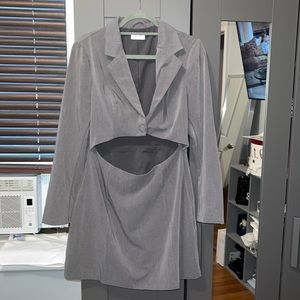 Cut out blazer dress